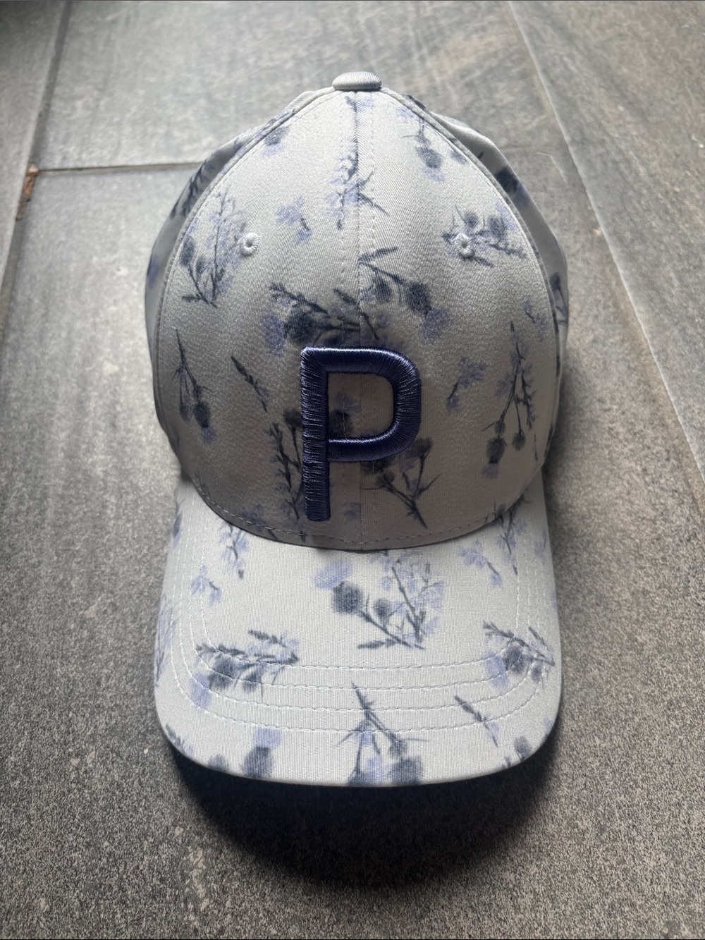 Puma Floral Golf Cap - White & Lavender